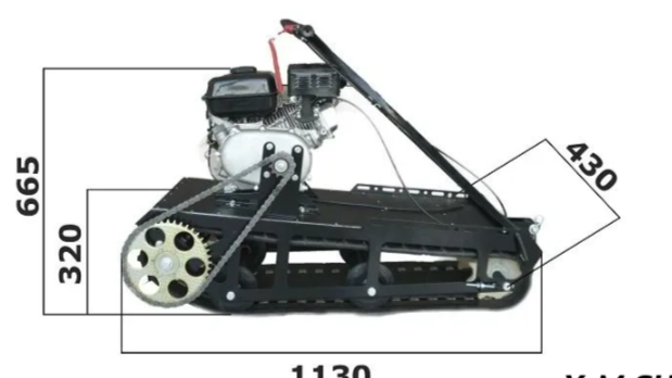 Мотобуксировщик XTREME-MOTORS "Конек-Горбунок" 6.5 л.с. в Ельце