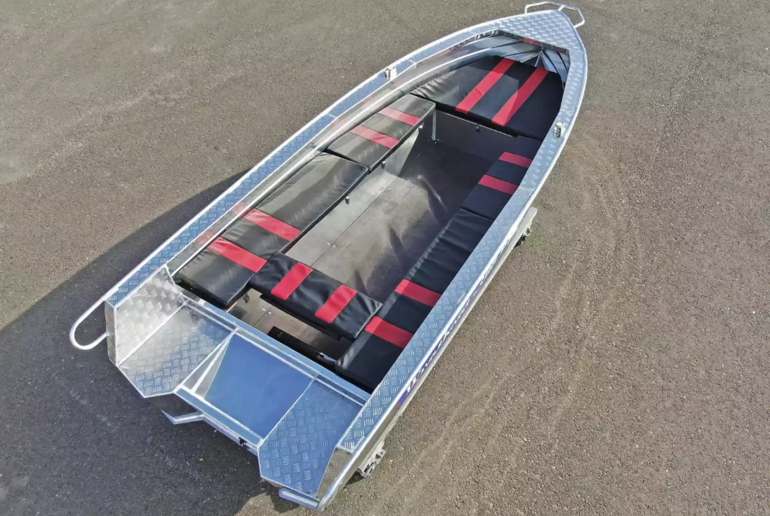 Алюминиевая лодка Wyatboat-390РМ увеличенный борт в Ельце