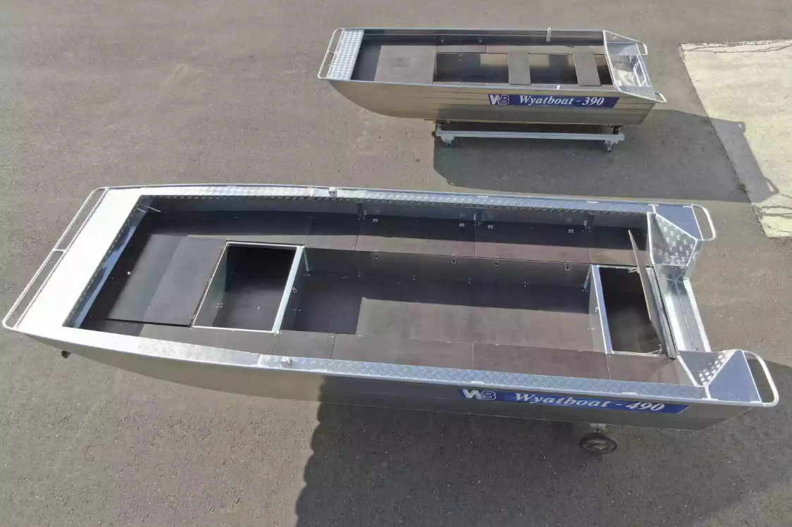 Алюминиевая лодка Wyatboat-490 Jonboat в Ельце