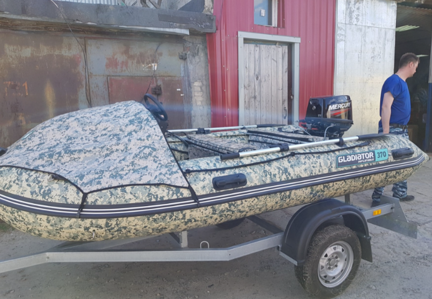 НАДУВНАЯ ЛОДКА GLADIATOR C370AL в Ельце