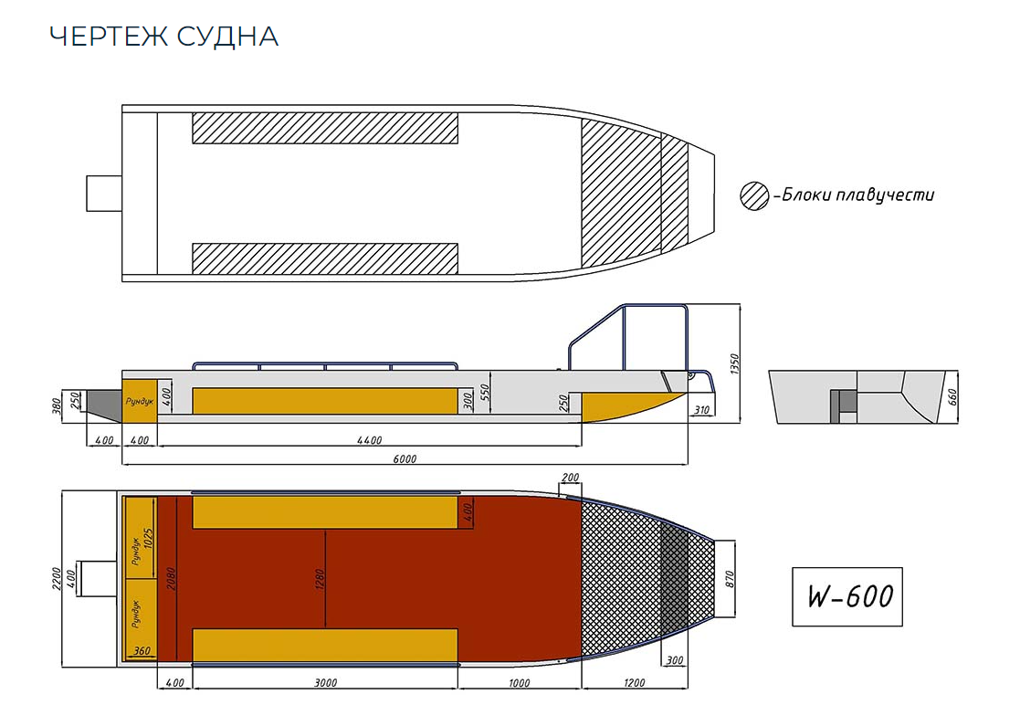 Алюминиевая лодка Wyatboat-600 в Ельце