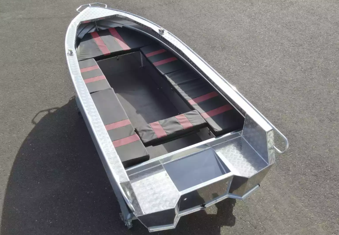 Алюминиевая лодка Wyatboat-390РМ увеличенный борт в Ельце