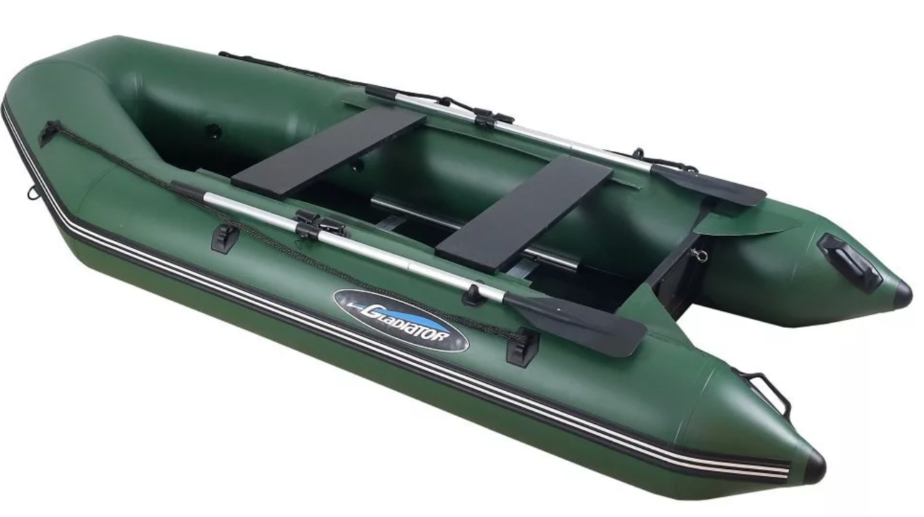МОТОРНО-ГРЕБНАЯ ЛОДКА ПВХ GLADIATOR A 280 ТК С ФАНЕРНЫМ ДНОМ в Ельце