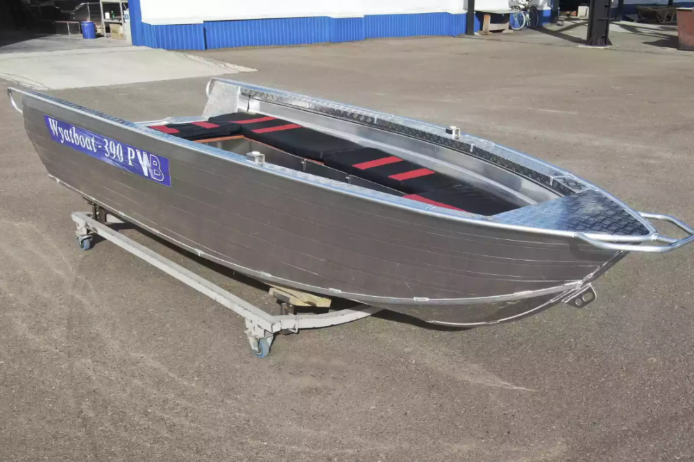 Алюминиевая лодка Wyatboat-390РМ увеличенный борт в Ельце