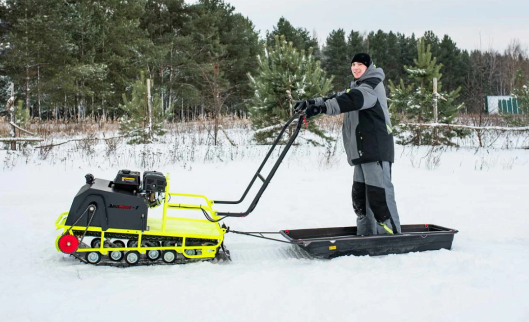 Мотобуксировщик Бурлак ХОЗЯИН-1 (капот ткань) в Ельце