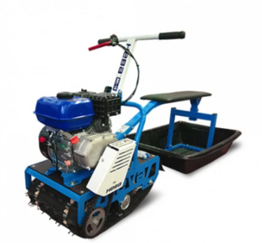 Мотобуксировщик НЕВА МС-1К с санями и сиденьем в Ельце