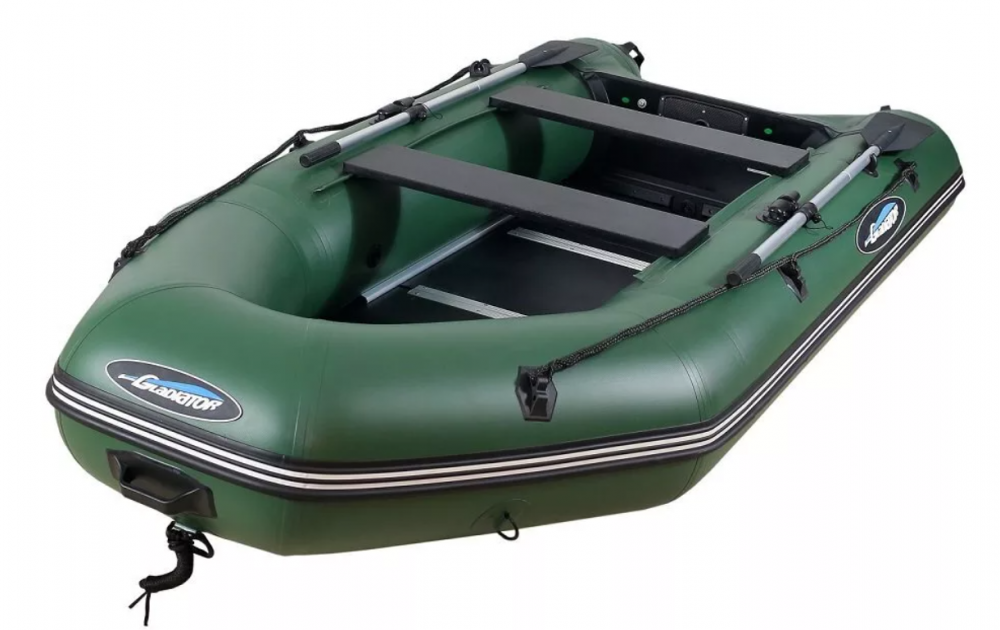 МОТОРНО-ГРЕБНАЯ ЛОДКА ПВХ GLADIATOR A 320 ТК С ФАНЕРНЫМ ПОЛОМ в Ельце