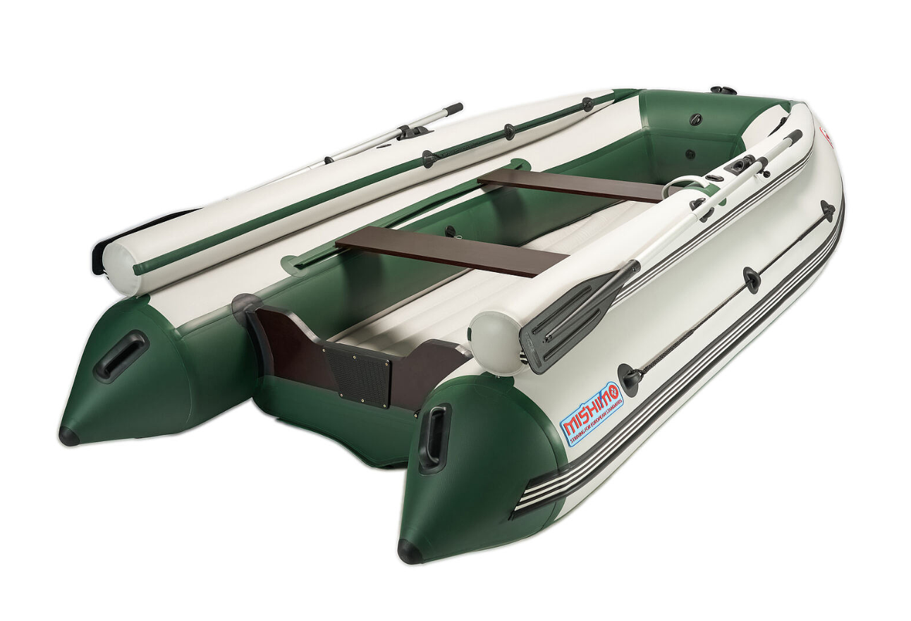 КОМПЛЕКТ ЛОДКА MISHIMO FAMILY LITE 370 + МОТОР 9,9 (15) Л.С. в Ельце