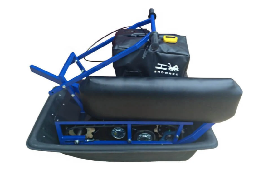 Мини-мотобуксировщик Альбатрос-М с фарой в Ельце