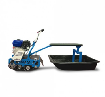 Мотобуксировщик НЕВА МС-1К с санями и сиденьем в Ельце