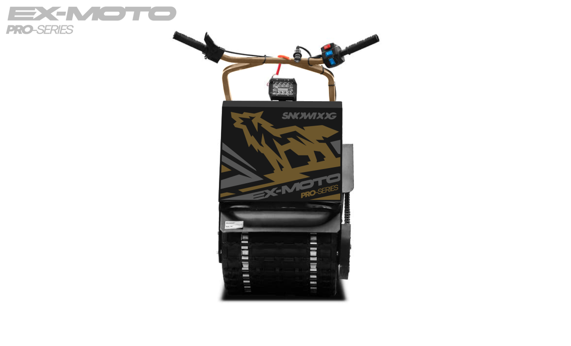 Мотобуксировщик EX-MOTO SNOWDOG S380 8л.с. в Ельце