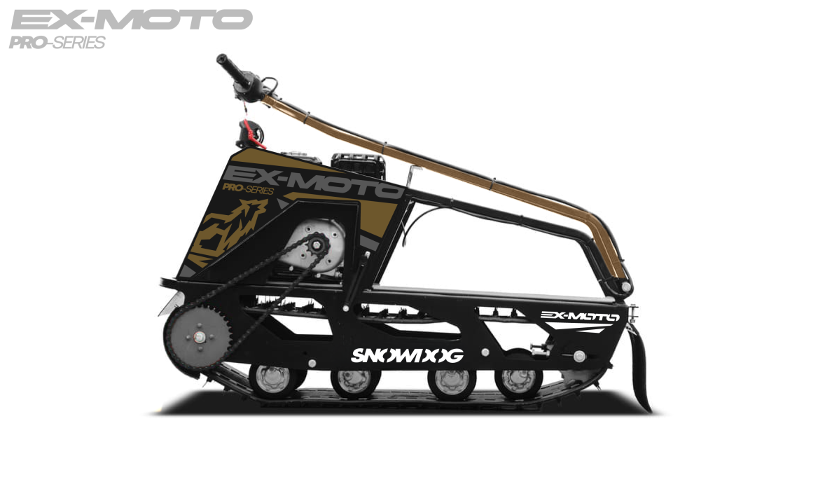 Мотобуксировщик EX-MOTO SNOWDOG S380 8л.с. в Ельце