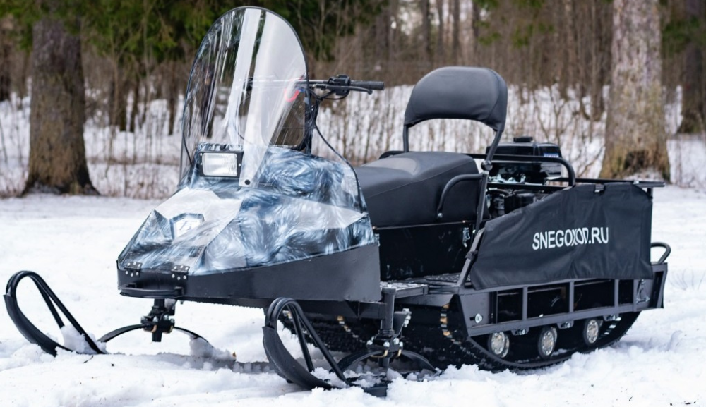 Миниснегоход Бурлак Егерь Экспедитор 15 л.с. , реверс, тормоз, капот белый в Ельце