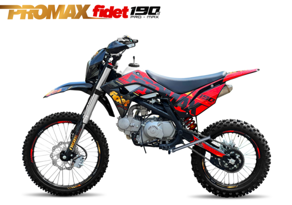 Мотоцикл (питбайк) PROMAX FIDET (ФАЙДЕТ) 190E MAX PRO LUX 19/16 в Ельце