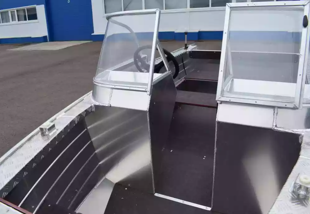 Алюминиевая лодка Wyatboat-390 DCM Увеличенный борт в Ельце