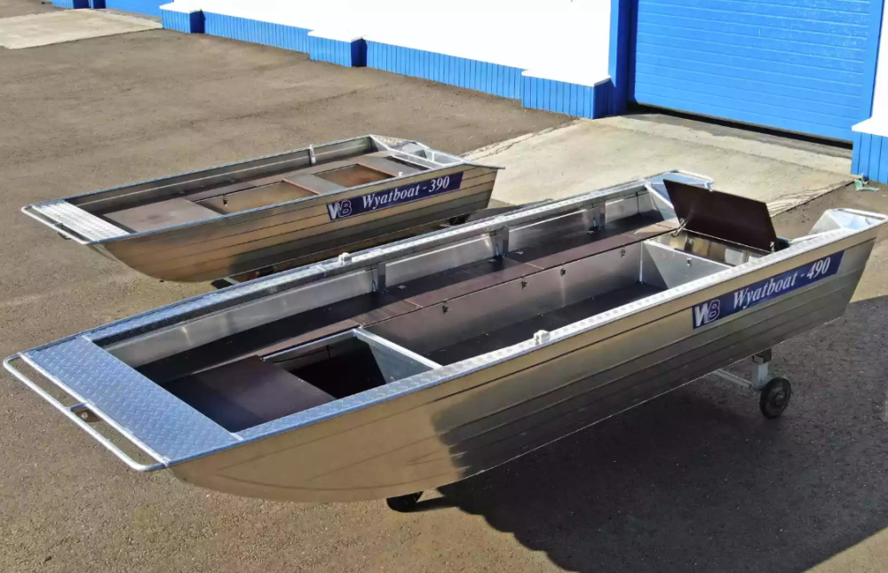 Алюминиевая лодка Wyatboat-490 Jonboat в Ельце
