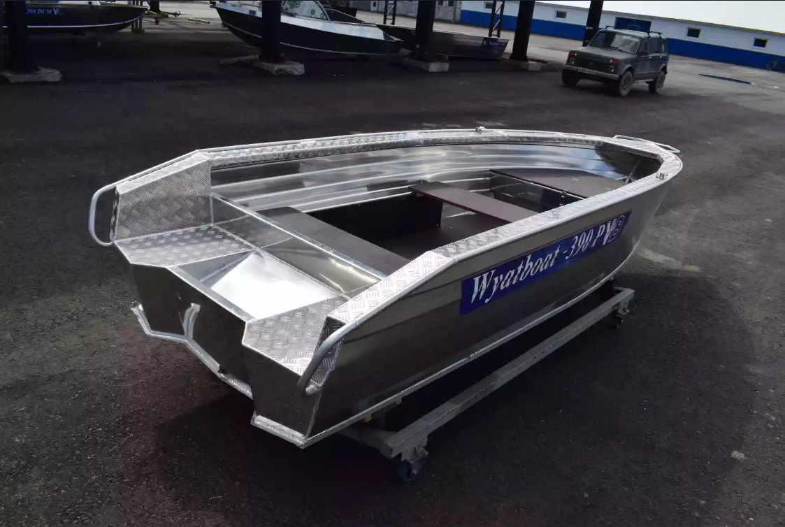 Алюминиевая лодка Wyatboat-390Р Увеличенный борт в Ельце