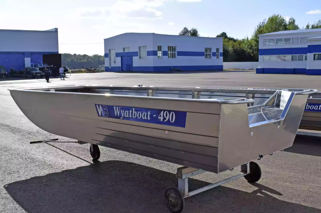 Алюминиевая лодка Wyatboat-490 Jonboat в Ельце