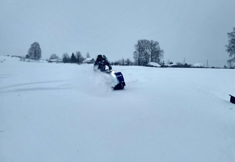 Мотобуксировщик Альбатрос-XLV 15 тележки, 1450 мм в Ельце