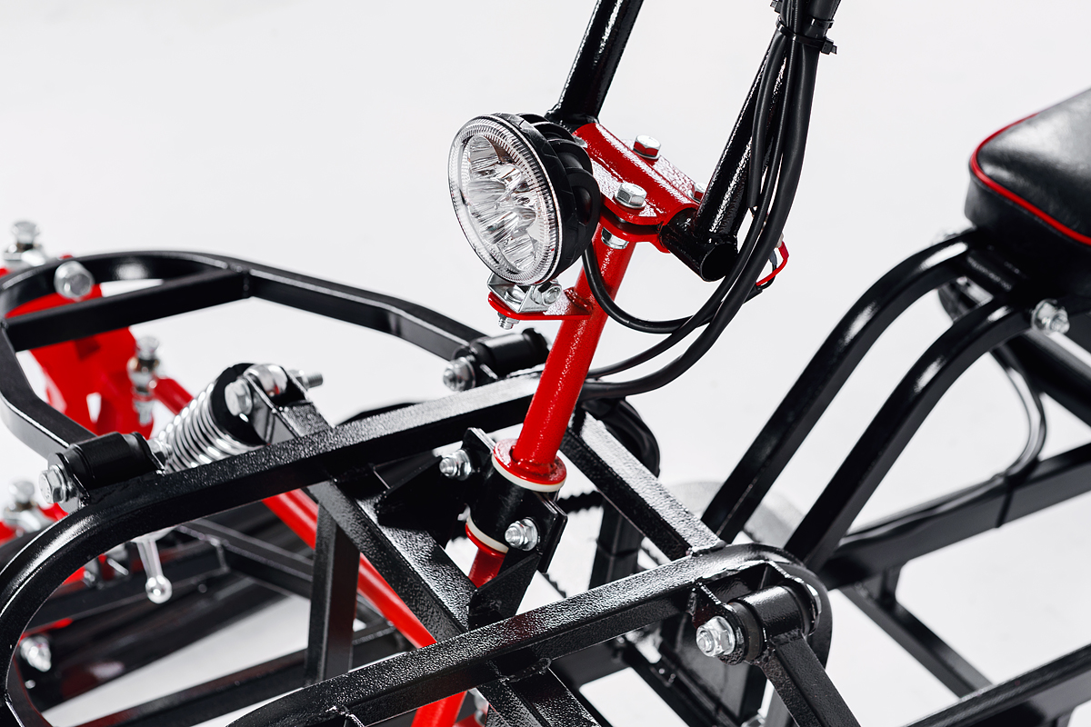 Лыжный модуль IKUDZO с подогревом ручек пластиковые лыжи в Ельце