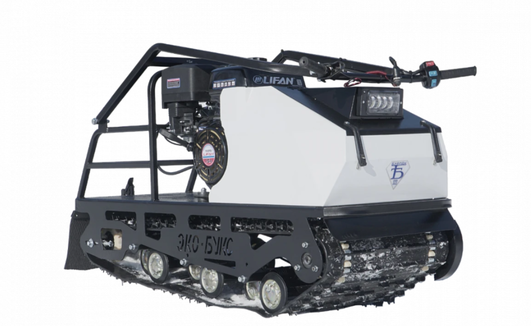 Мотобуксировщик ЭКО-букс V.2 15 л.с. (катковая подвеска, передний привод, длина 1450 мм) в Ельце