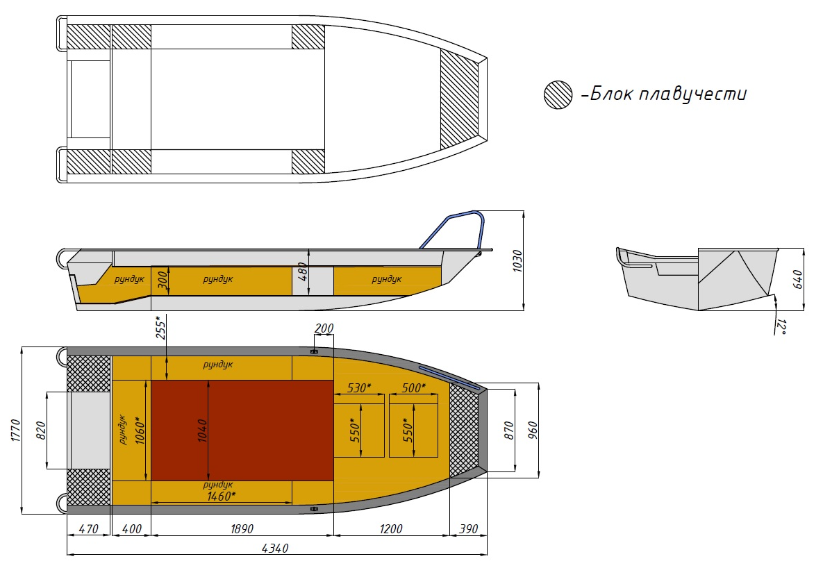 Алюминиевая лодка  Wyatboat-430 Master Fish в Ельце