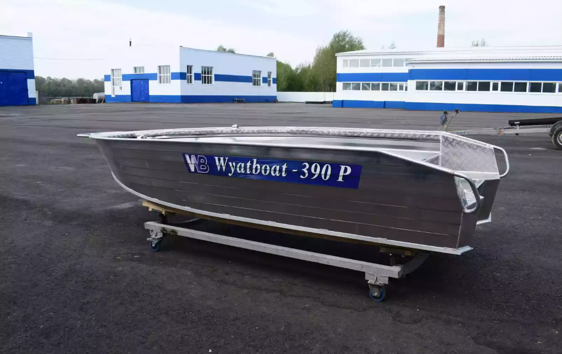 Алюминиевая лодка Wyatboat-390Р Увеличенный борт в Ельце