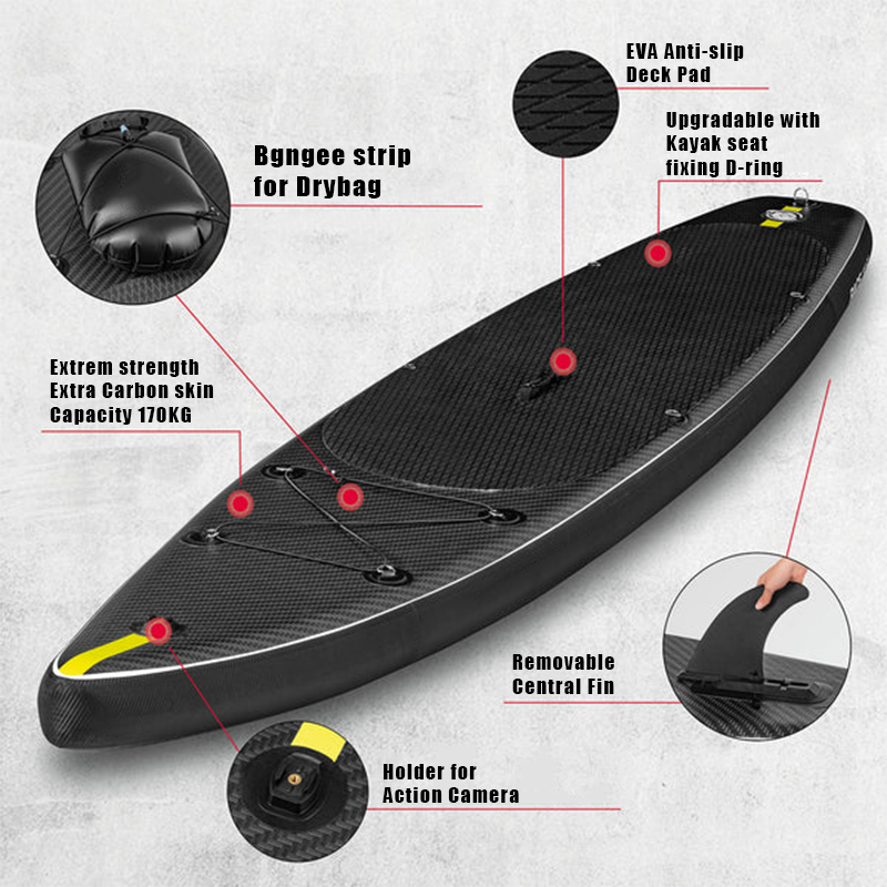 SUP (САП) ДОСКА MISHIMO CARBON DARKSIDE 10.6’ (325СМ) в Ельце