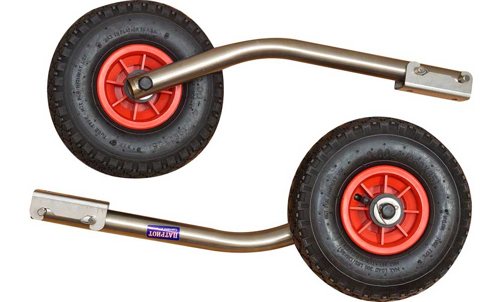 Транцевые колеса модульные удлиненные из нержавеющей стали в Ельце