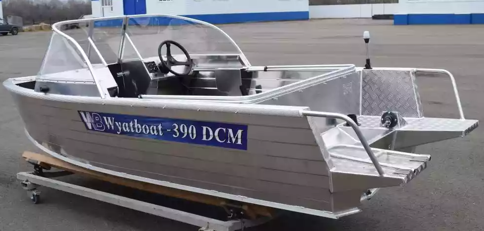 Алюминиевая лодка Wyatboat-390 DCM Увеличенный борт в Ельце