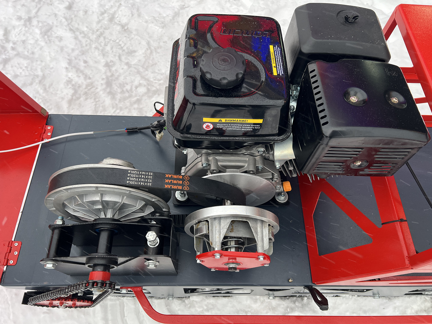 Мотобуксировщик EX-MOTO SNOWDOG S500 15л.с в Ельце