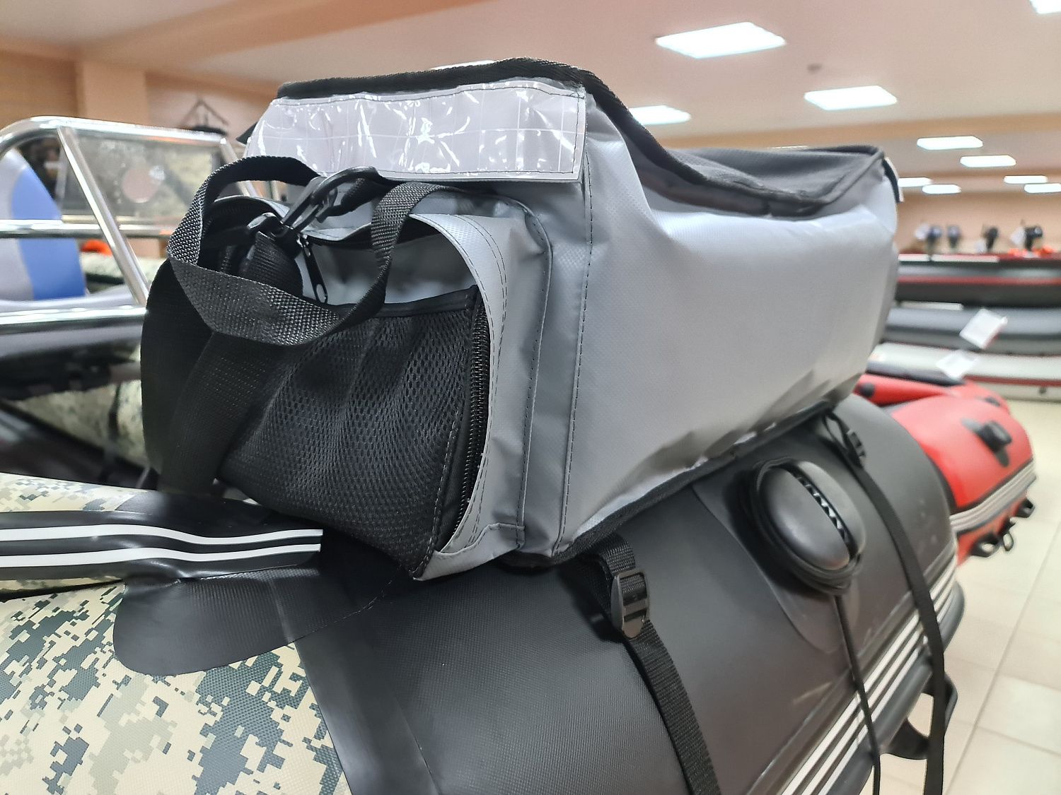 СУМКА ЛЮКС НА БАЛЛОН ДЛЯ ЛОДОК ПВХ 50Х25Х25 СМ в Ельце