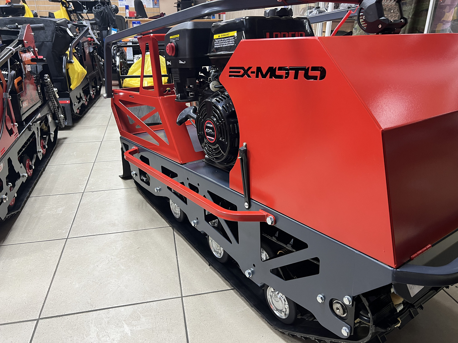 Мотобуксировщик EX-MOTO SNOWDOG S500 15л.с в Ельце