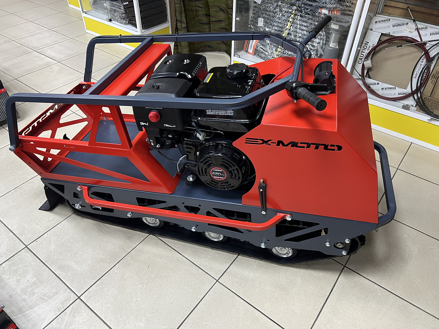 Мотобуксировщик EX-MOTO SNOWDOG S500 15л.с в Ельце