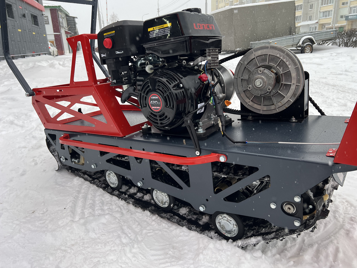 Мотобуксировщик EX-MOTO SNOWDOG S500 15л.с в Ельце