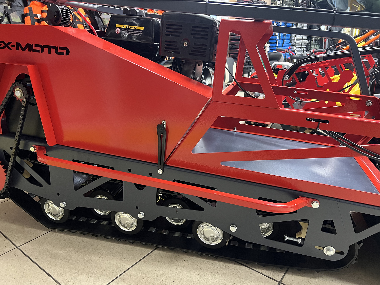 Мотобуксировщик EX-MOTO SNOWDOG S500 15л.с в Ельце