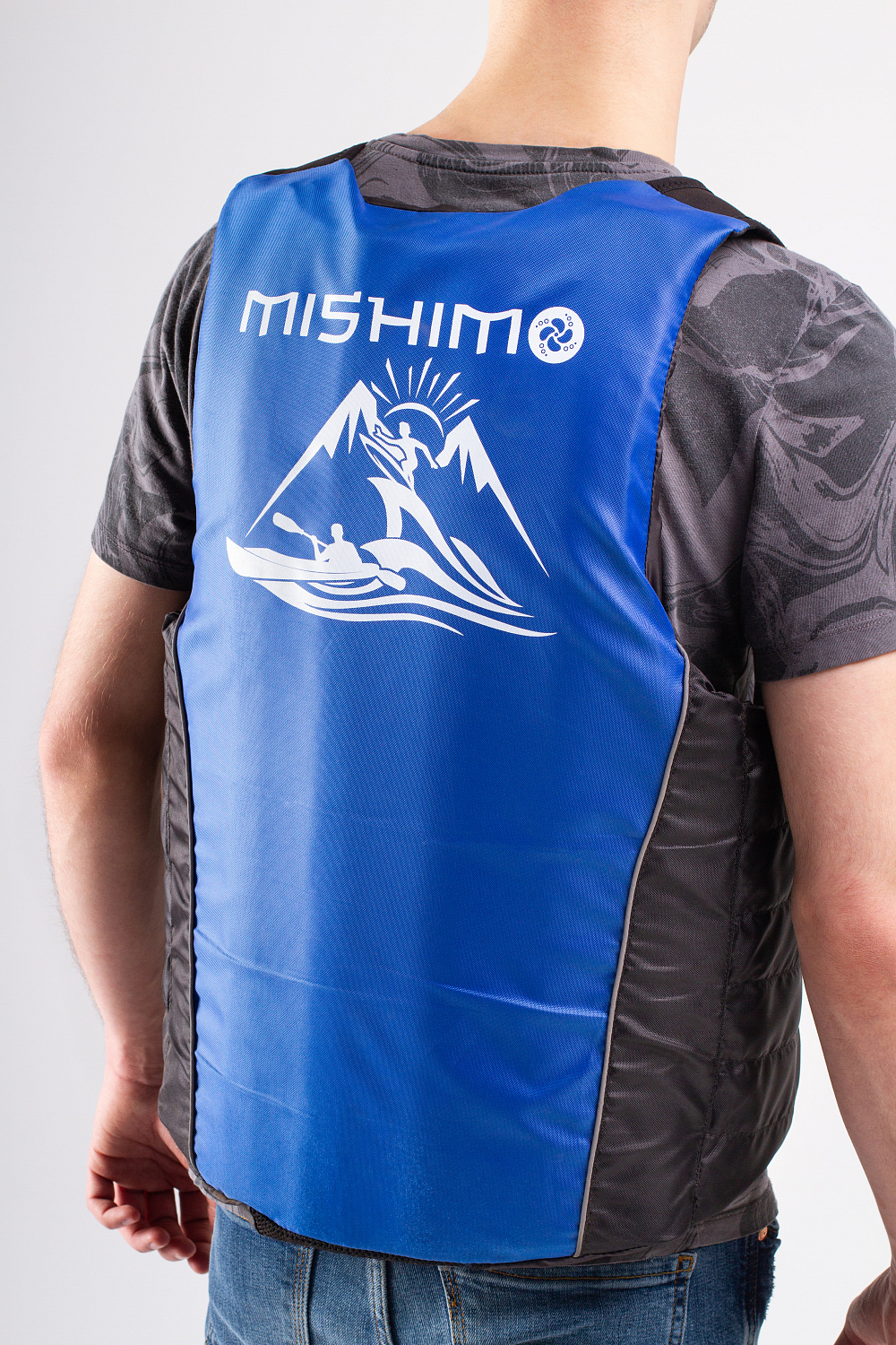 Жилет спасательный MISHIMO PRO Премиум качества Черно-синий в Ельце