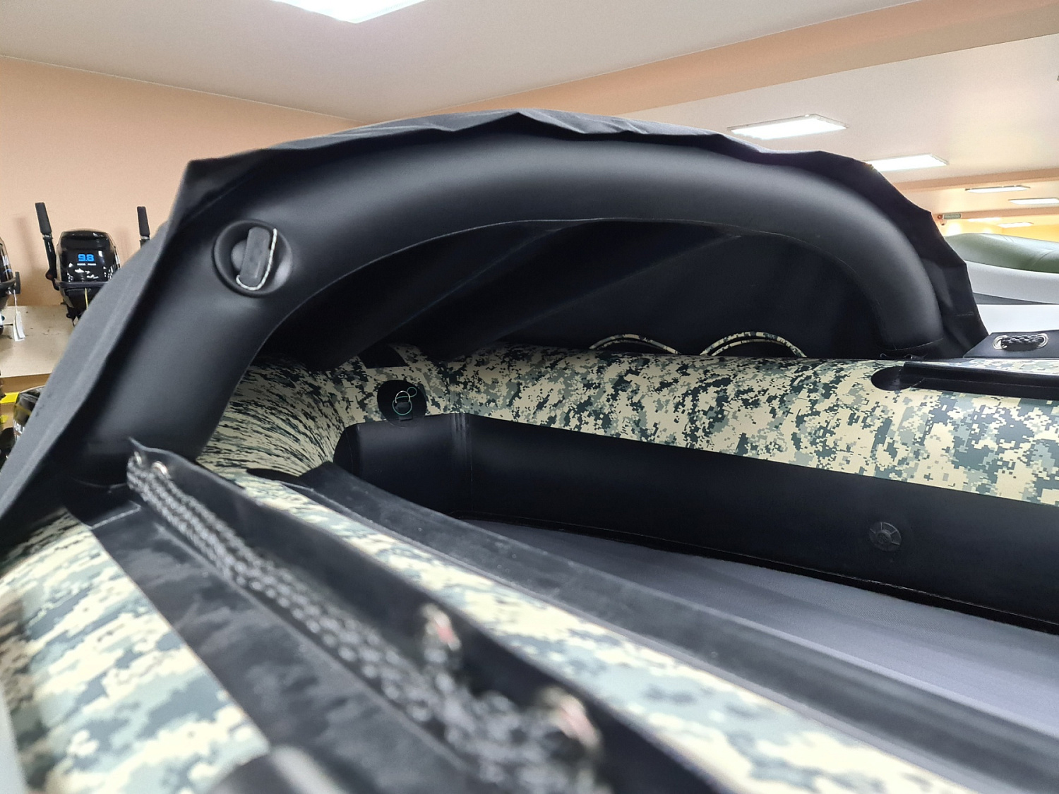 КОМПЛЕКТ НОСОВОГО ТЕНТА К ЛОДКЕ SMARINE AIR MAX 330 ЧЕРНЫЙ в Ельце