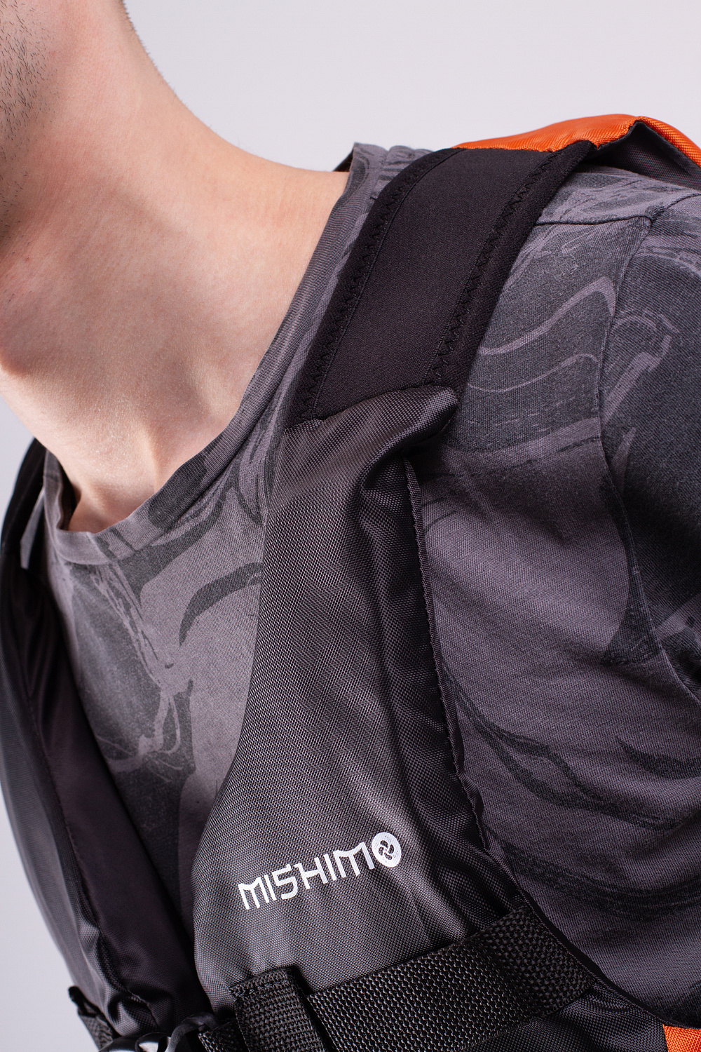 Жилет спасательный MISHIMO PRO Премиум качества Черно-оранжевый в Ельце