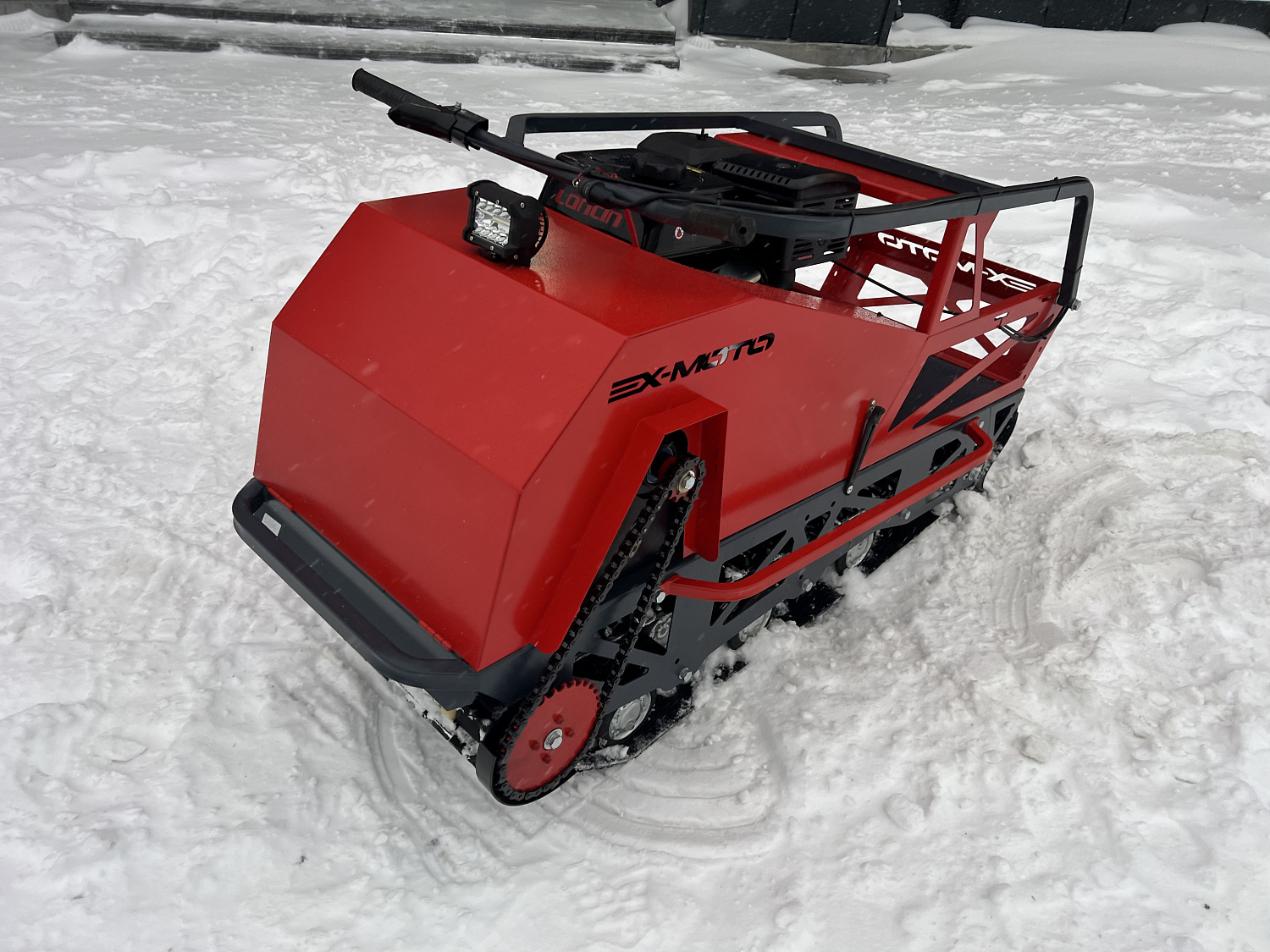 Мотобуксировщик EX-MOTO SNOWDOG S500 15л.с в Ельце