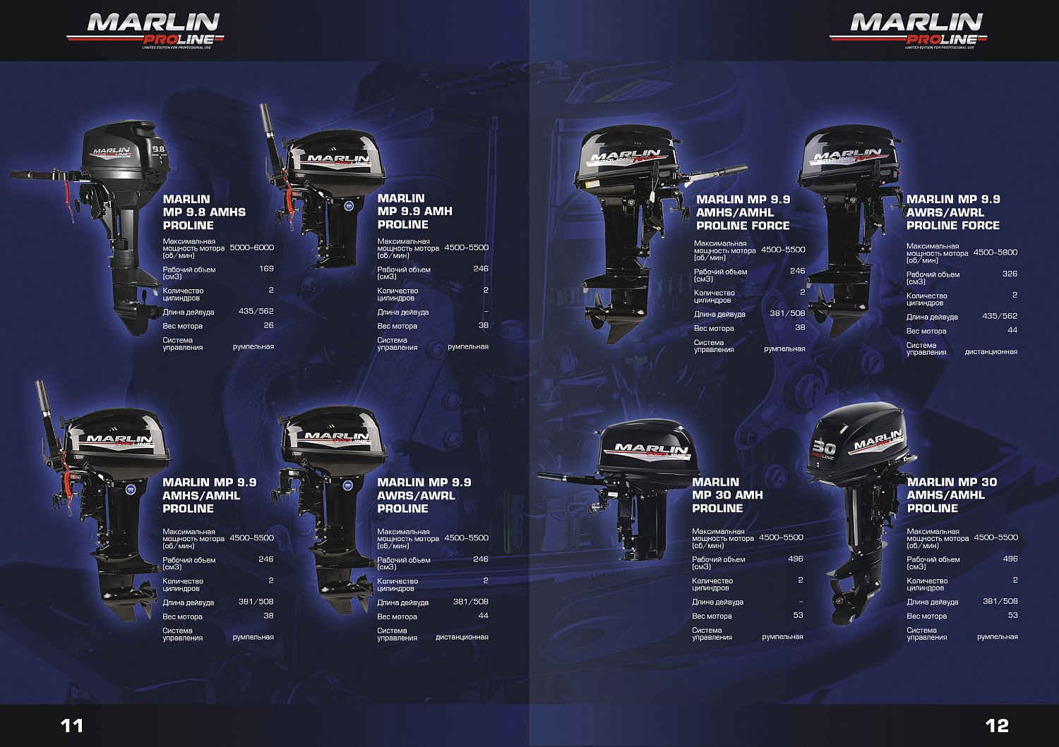 Лодочный мотор MARLIN PROLINE MP 40 AWRL в Ельце